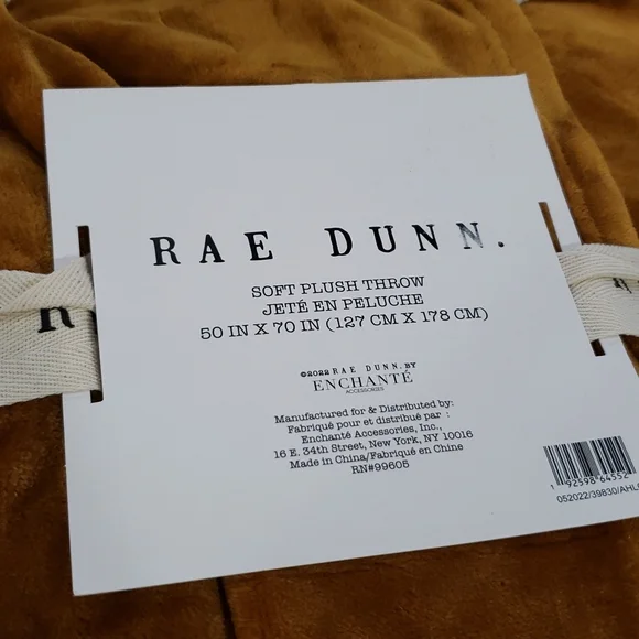 Rae Dunn blanket NWT - Picture 3 of 3